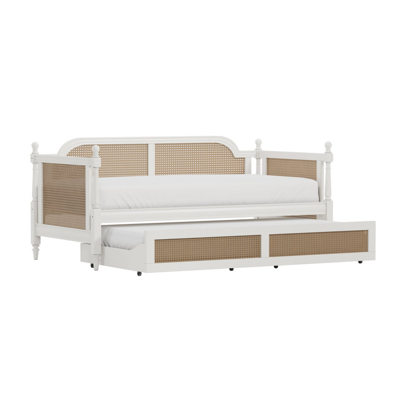 Elyse Daybed, White/Tan