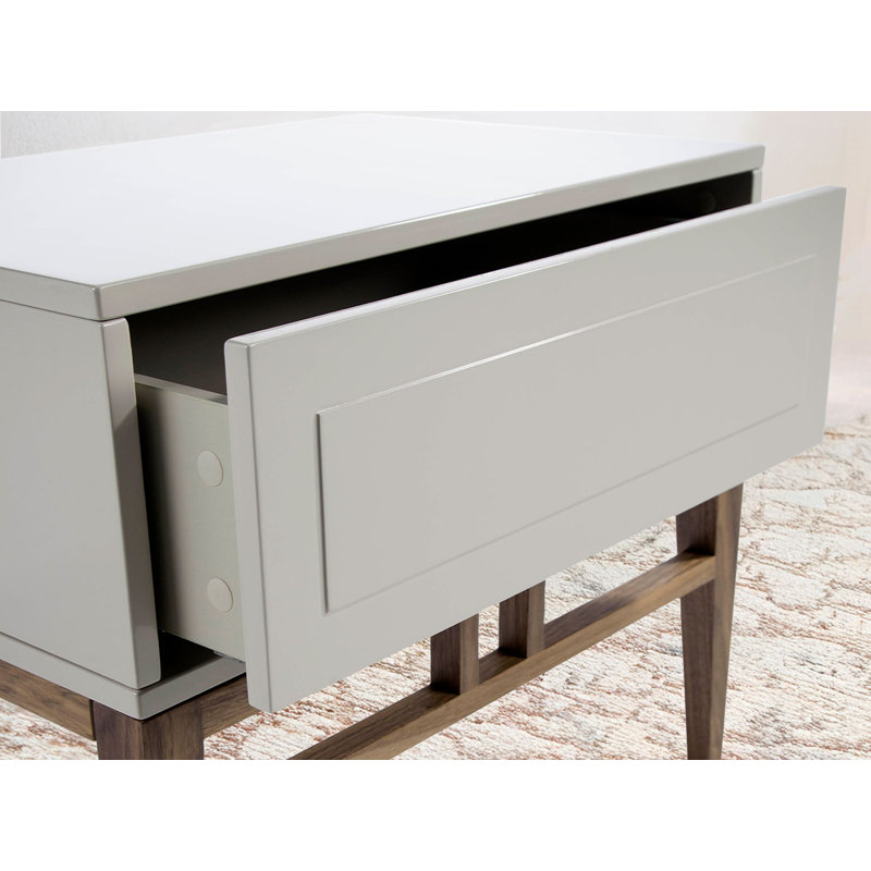 60cm W Manufactured Wood Bedside Table