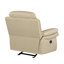 Fauteuil inclinable manuel standard en cuir Trower-26154503