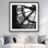 Horloge au musée d'Orsay - reproduction de chambre à coucher monochrome | Décoration