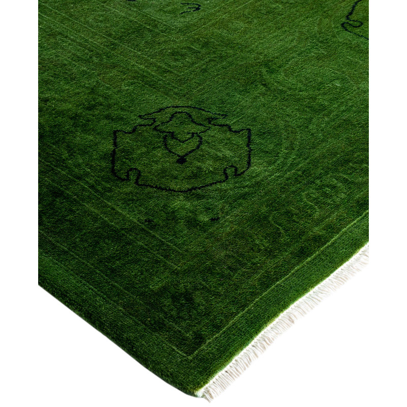 Overdyed One-of-a-Kind 8' 2" X 10' 5" Hand Knotted Area Rug