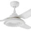 Ventilateur de plafond standard à DEL à 3 pales de 52 po avec télécommande et éclairage inclus.