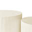 Ensemble de tables basses gigognes Wave Stripe (ensemble de 2 pièces)-1505827123