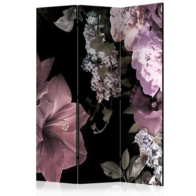 Gritt 135cm W x 172cm H 3 - Panel Solid Wood Folding Room Divider