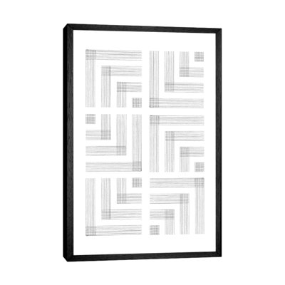 Geometric Lines by Whales Way - Print on Canvas
