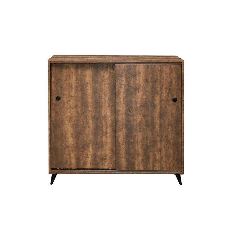 Armoire à chaussures en chêne avec portes coulissantes et rangement Classic 2 Robust Structure