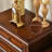 Nut-brown Solid + Manufactured Wood Accent Cabinet