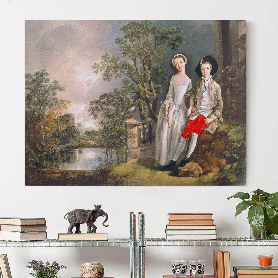 Leinwandbild Thomas Gainsborough - Henage Lloyd und seine Schwester