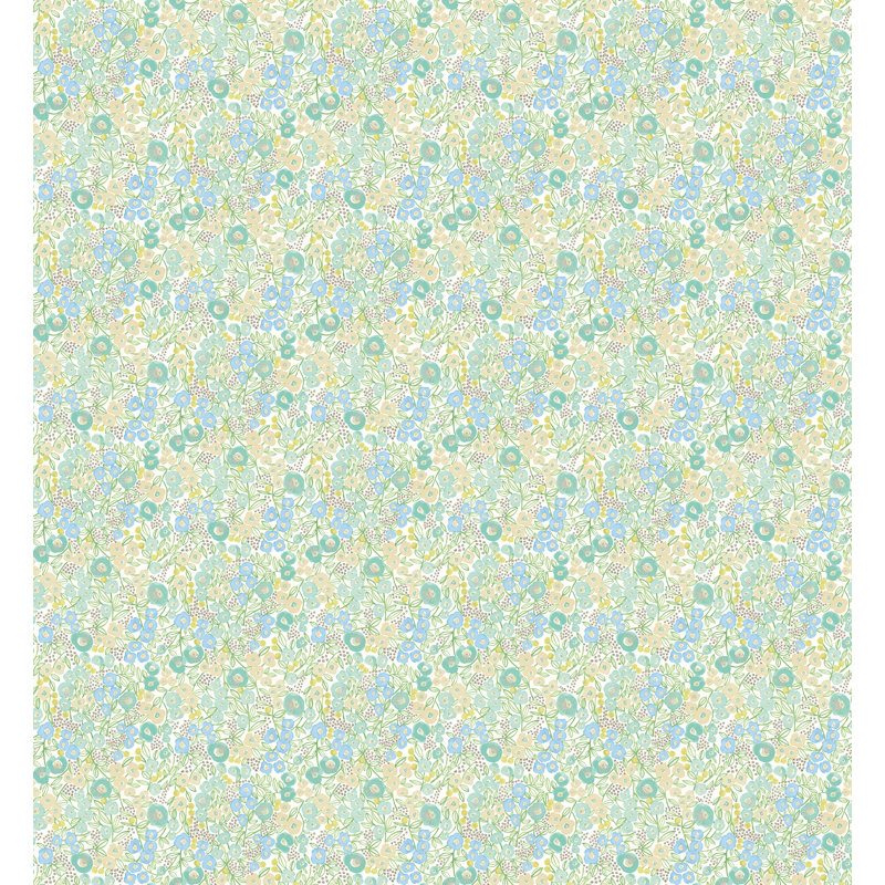 Rouleau de fleurs Persea, Bleu
