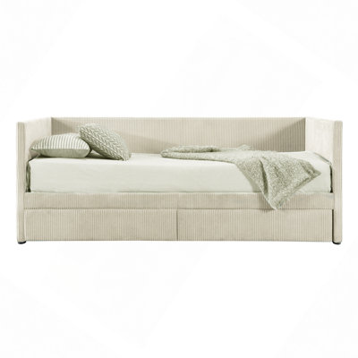 Deymar Upholstered Daybed with Two Drawers by Hokku Designs