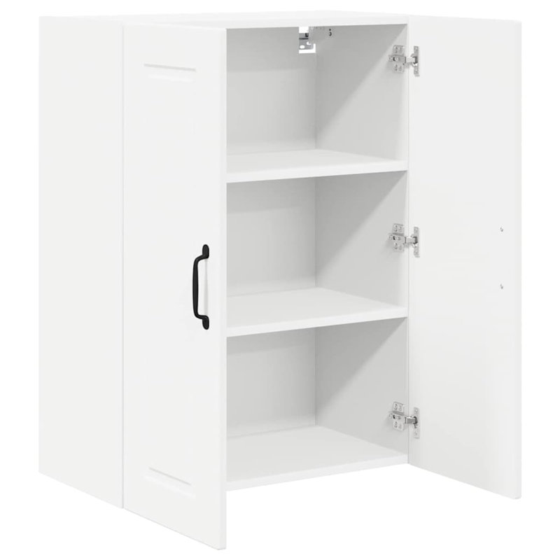 Vidaxl Kitchen Wall Cabinet With Shelf Grey Sonoma 60 X 31 X 80 Cm, White, 80cm H x 60cm W x 31cm D