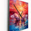Horloge murale Swans In Love Reflection At Majestic Sunset-99637816