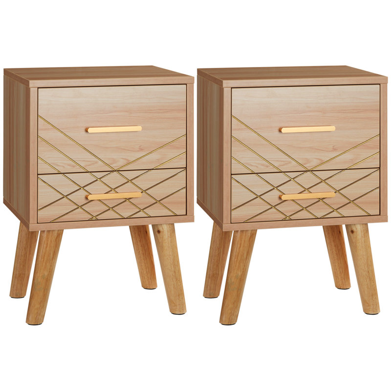 Mullica 35cm W Bedside Table