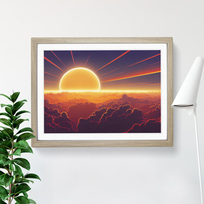 Dazzling Sunset - Single Picture Frame Print