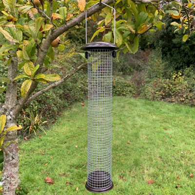 Erato Metal Hanging Tube Bird Feeder