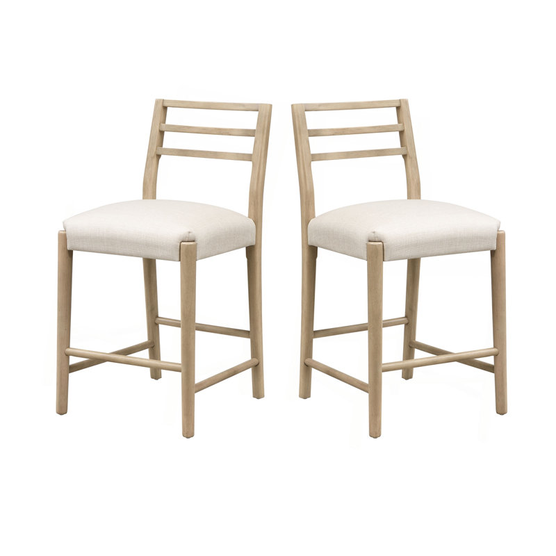 TABOURET DE COMPTOIR AVEC ÉCHELLE DE BUREAU (ENSEMBLE DE 2)