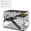 31" Hamster Cage Of , Black With Practical Design, Glass Basin, Ramps, Platforms, Hut, Exercise Wheel For Pets Nest, Ergonomic Hamsters &