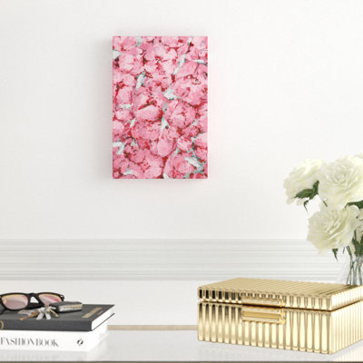 « rose floral madness », reproduction sur toile tendue