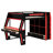 Multifunctional Wooden Gaming Loft Bed, Built-in Writing Desk Design, RGB LED Lights, USB Power Ports, Storage Cubbies, Drawers-1511439864
