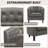 Tianny Tufted Accent Chair, Upholstered Barrel Chair, Faux Leather Accent Barrel Chair, Small Chairs-88028097