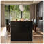40 po X P 14 po P 36 po Armoire de cuisine noire à 2 tiroirs avec base H inclinable