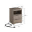 Table de chevet avec station de charge-358694324