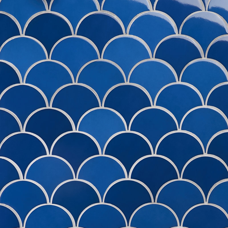 Carrelage mural en céramique 2 po x 5 po Riptide (4,06 pieds carrés / caisse), Bleu