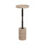 Table haute en travertin Braxton Comino-844963322