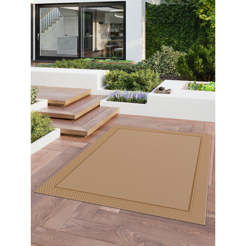 Capra Solid Colour Flatweave 120cm X 170cm Indoor / Outdoor Area Rug