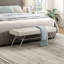 Banc contemporain tapissier Beige