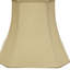 9 po en haut x 16 po en bas x 13 po de hauteur, abat-jour carré souple en forme de cloche carrée, avec abat-jour en tissu brun clair pour lampes de table, lin naturel-1278797979
