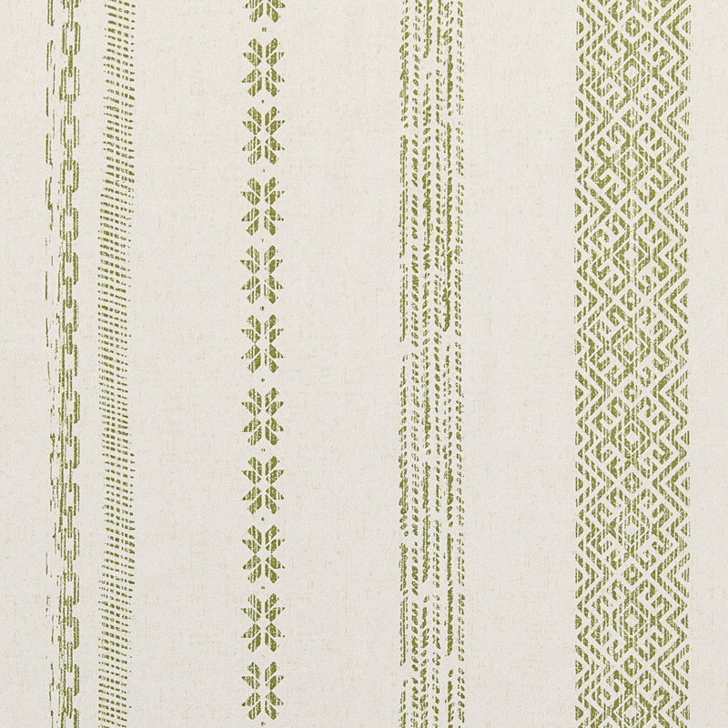 Grommet Blackout Top Retro Farmhouse Pattern  Curtains, 52" W x 96" L, Green