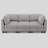 3-Seater Modular Sofa Chaise Lounge, Frostvelvet Upholstery Sofa Bed-874097729-874097728