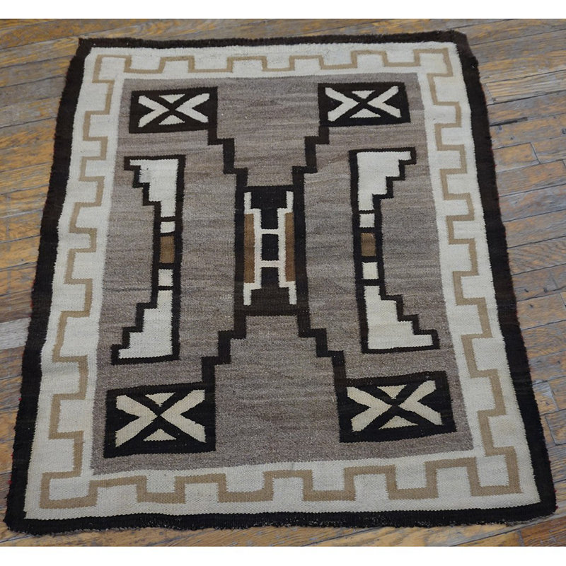 Hand Knotted Wool Geometric Area Rug
