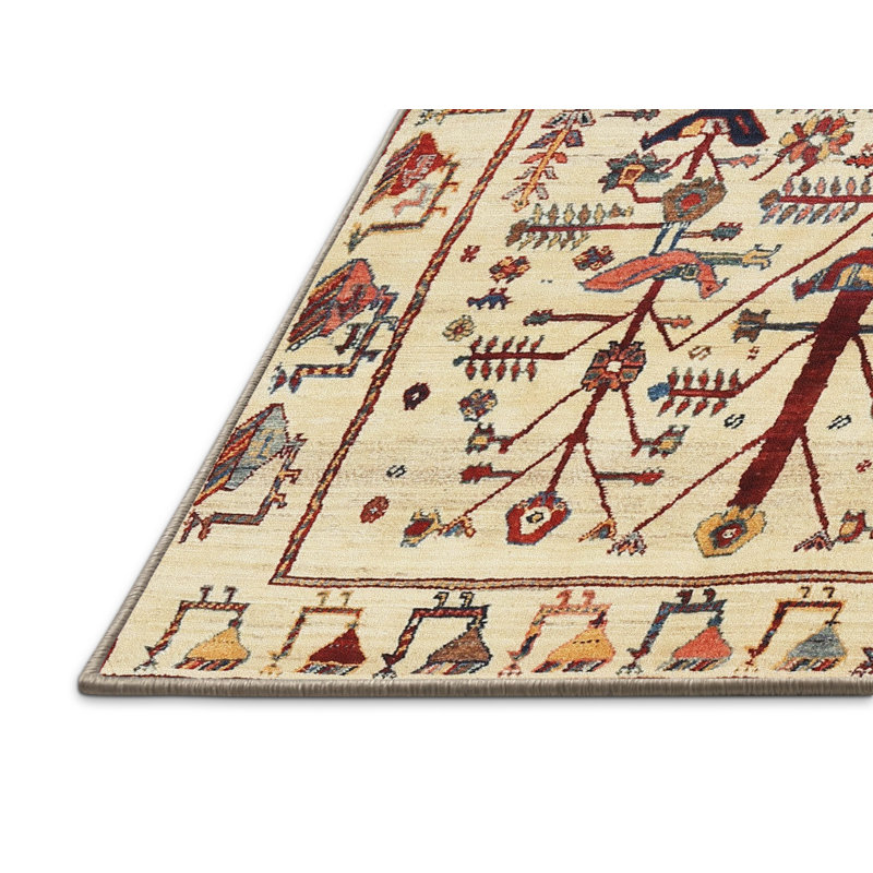 Tapis beige/brun contemporain, Rectangle 8 pi x 10 pi