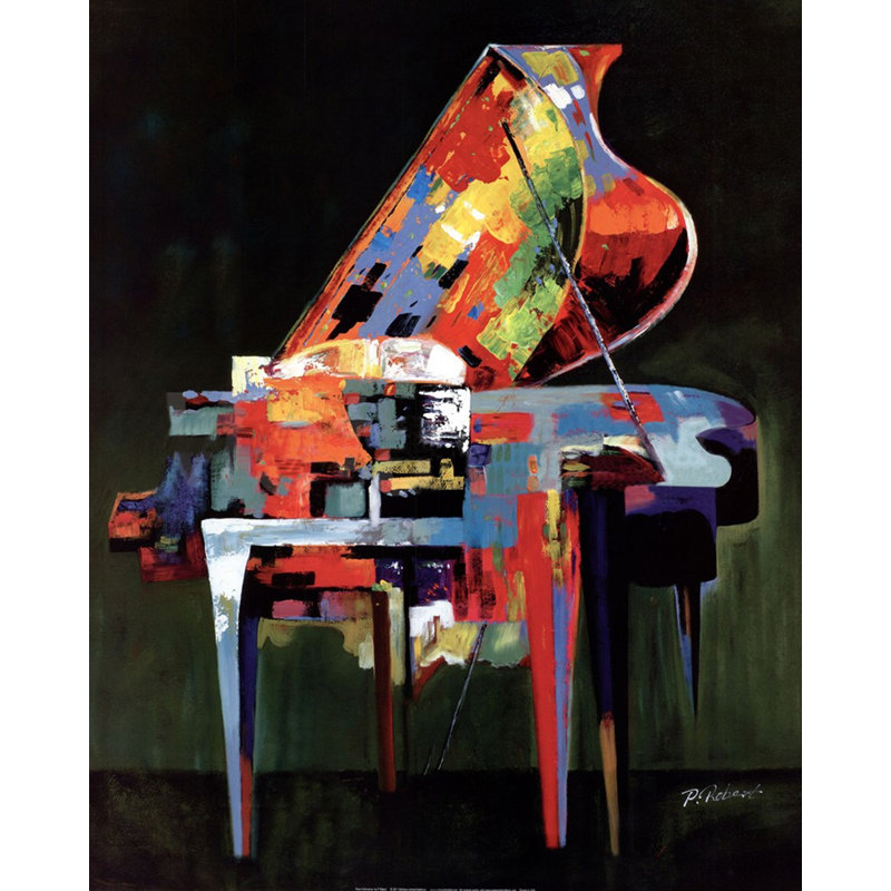 Piano Coloratura, 18" H x 14" W