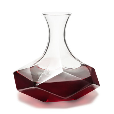Viski Seneca Faceted 64 oz. Wine Decanter