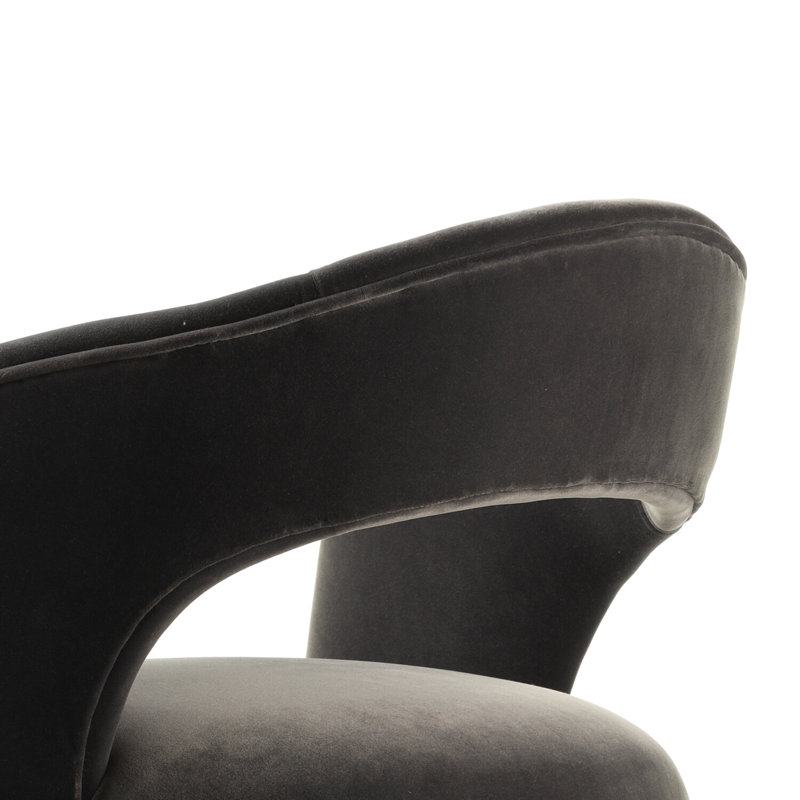 Delsur Upholstered Counter Stool with Solid Wood Frame