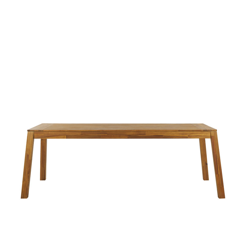 Belisma Rectangular Acacia Outdoor Dining Table , 90cm cm W 210cm cm D