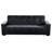 Charlesa 85'' Faux Leather Sleeper Sofa