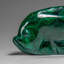 Genuine Polished Malachite Fish Carving (185 Grams)