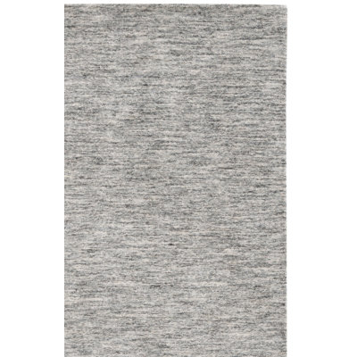 Froelich Handloomed Wool Cotton Rug in Gray