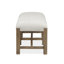 Table de salle à manger rectangulaire avec 4 chaises et banc-124451887