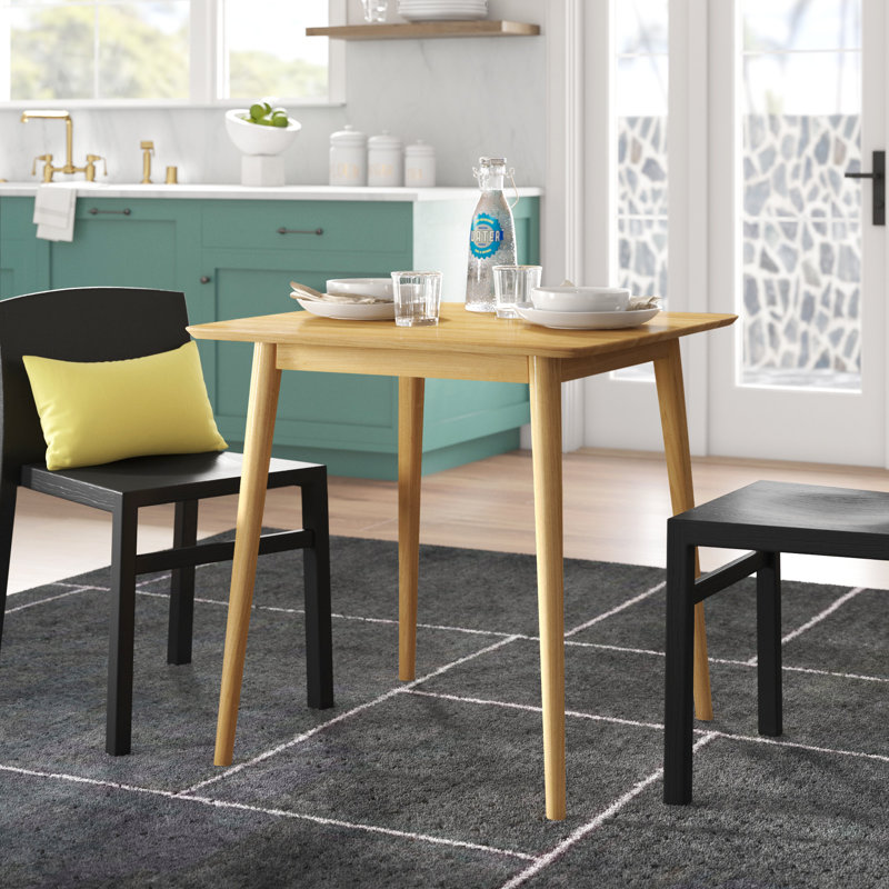 Table de salle à manger en bois massif 29,5 po Bednarz
