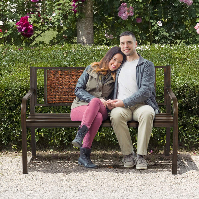 Banc de jardin extérieur
