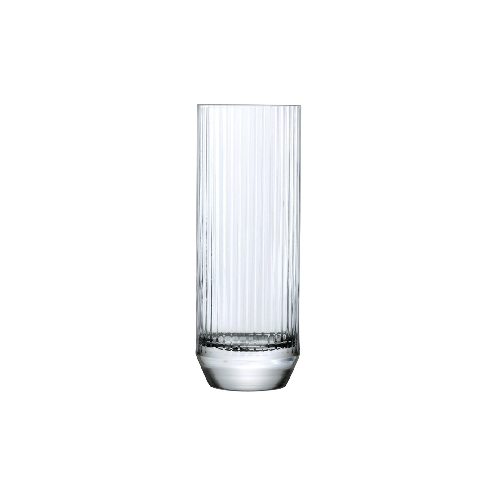 Big Top Ribbed Crystal Highball Glass, 14.5 Oz