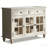 American Style Solid Wood & Glass Sideboard