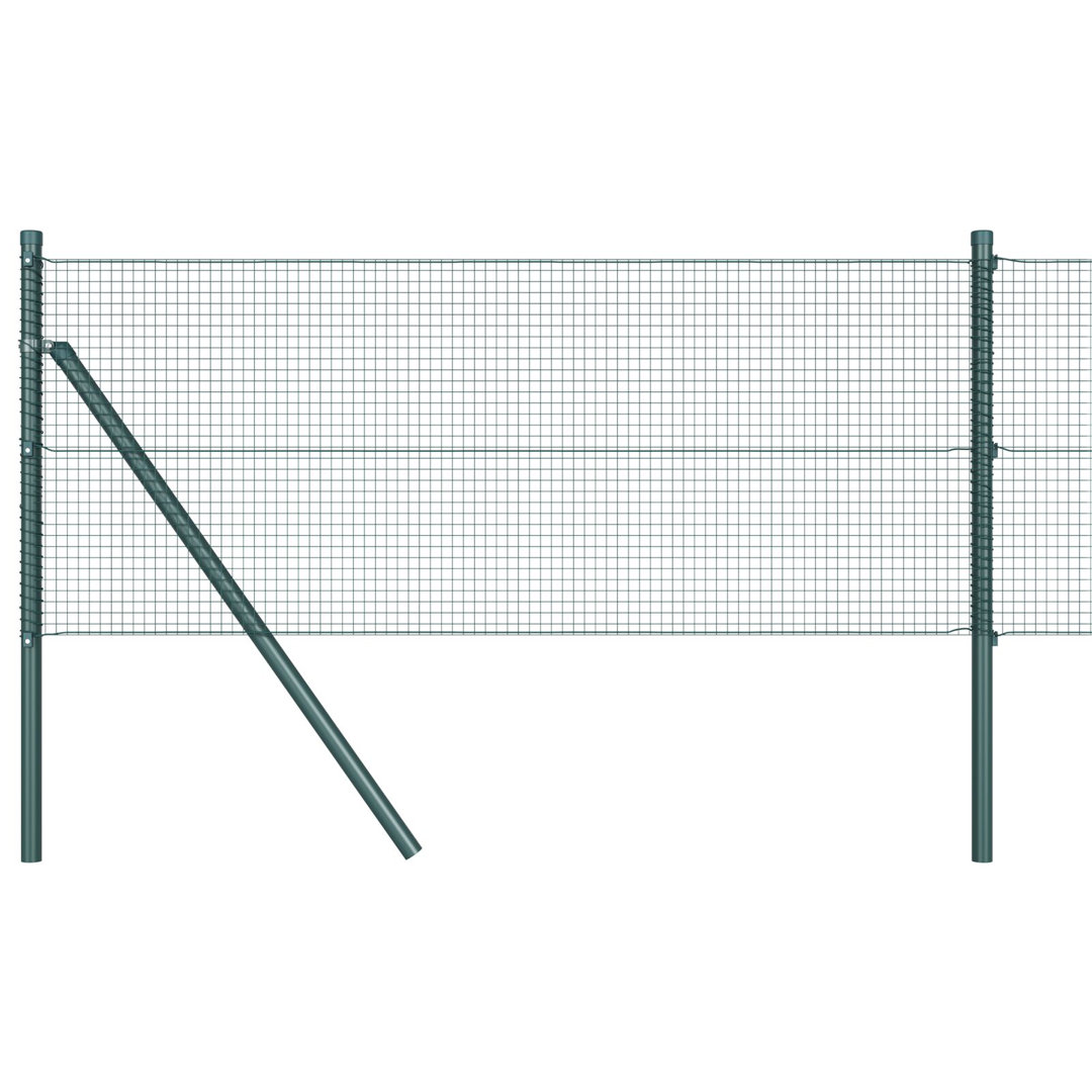 50cm H x 1000cm W Powder-Coated Steel Fencing Kits