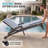 Patio Reclining Chaise Lounger with Removable Cushions for Backyard/Poolside-1032773027