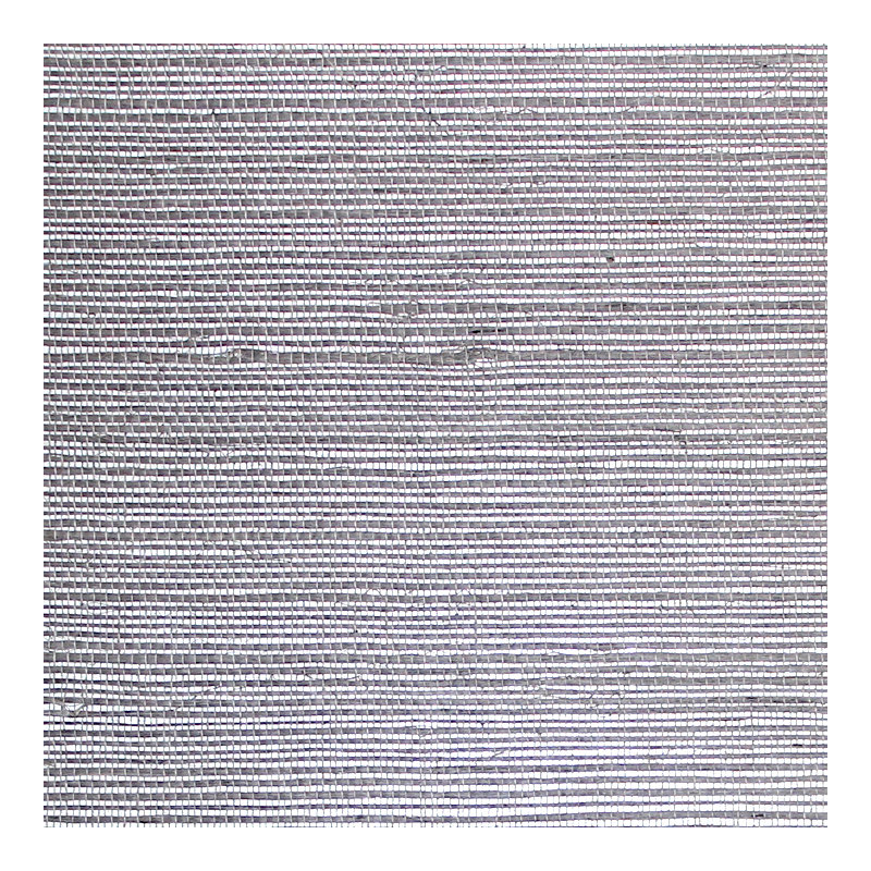 Essential Grasscloths Metallic Wallpaper Roll, Silver